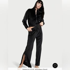 NWT Victorias Secret Velour Diamanté Lounge pants small